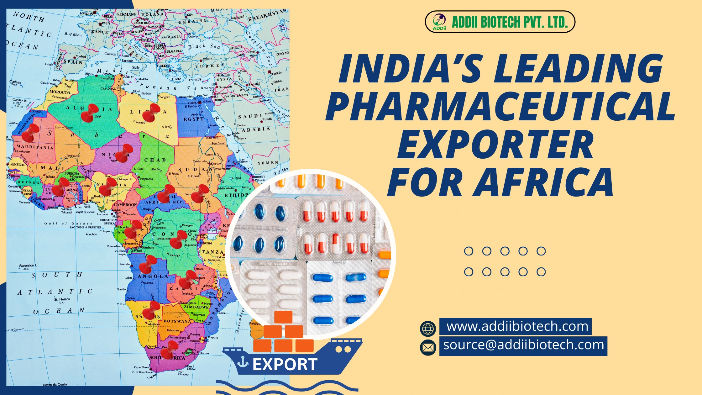 Pharmaceutical Exporter for Africa