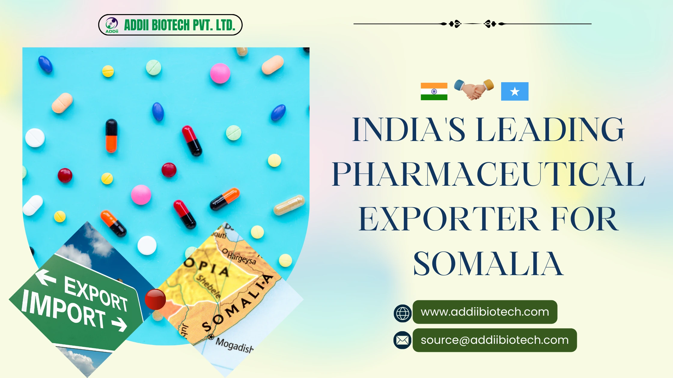 Pharmaceutical Exporter for Somalia